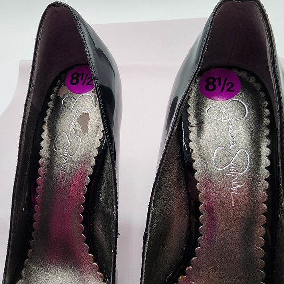 Jessica Simpson Patent Leather Platform Heel Size 8.5 - Picture 8 of 14